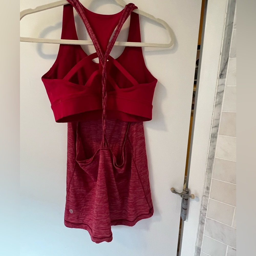 Lululemon Red Athletic Top - Picture 3 of 4
